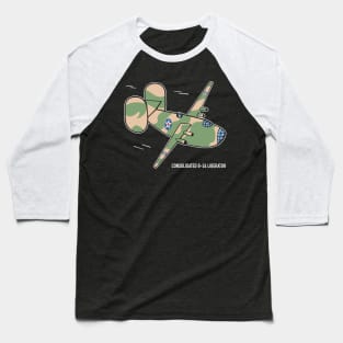 Consolidated B-24 Liberator WW2 Plane Baseball T-Shirt